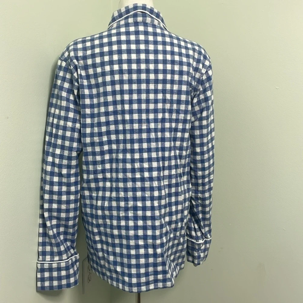 Serena & Lily Dalton PJ Pajama Flannel Sleep Top Medium
